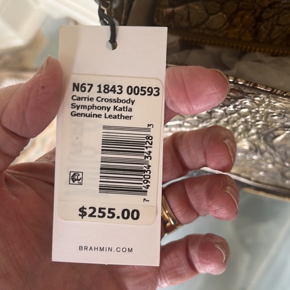 NWT Authentic Brahmin Carrie Crossbody Symphony Katia - Picture 3 of 7